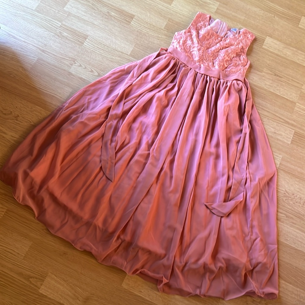 Girls size 12-14 dress pink brand new (flower girl)
